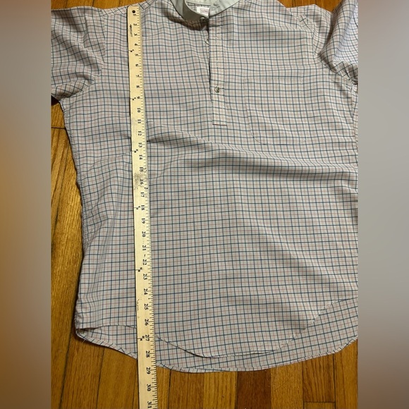 Vintage 70s Lord Jeff 100% Cotton Size Large Checkered Retro Shirt - Picture 7 of 10